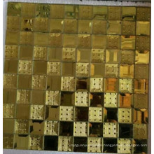 Gold Mosaic Diamond Mirror Mosaic Tile (HD067)